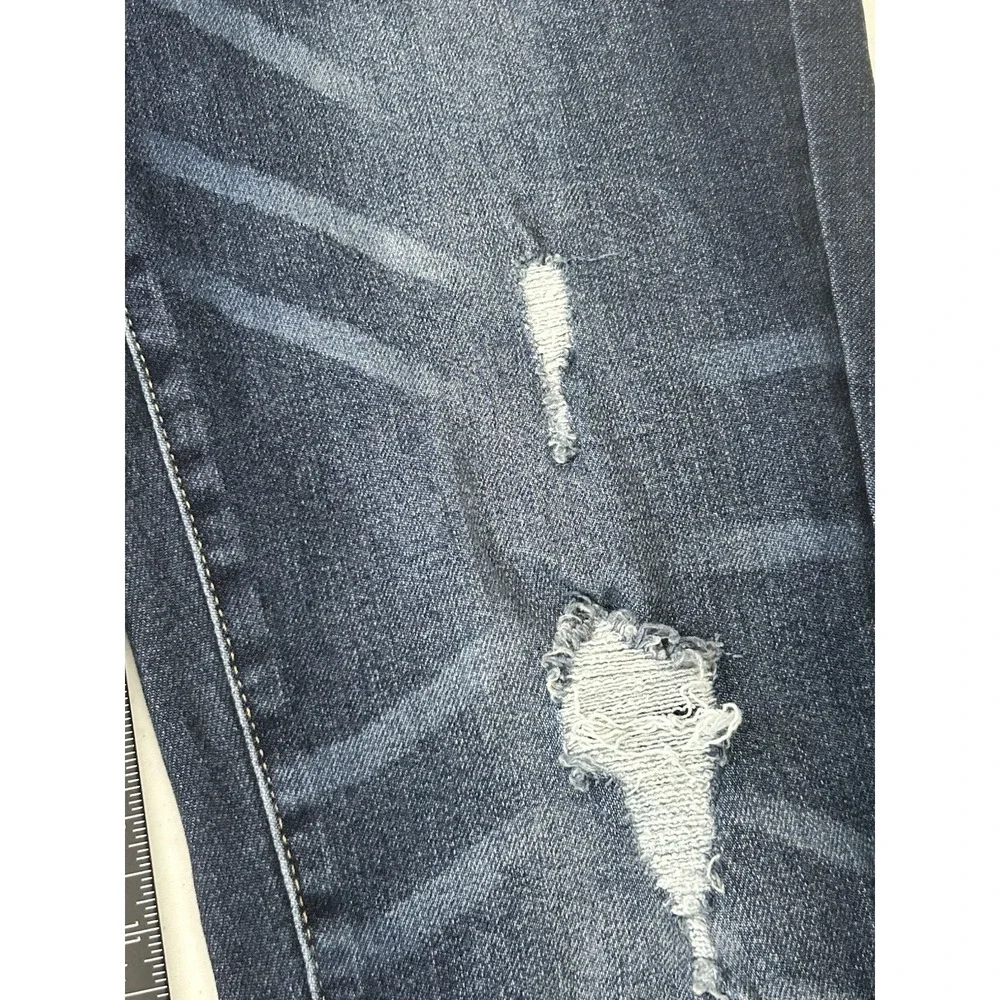 Aeropostale Skinny Jeans Men's Size 32 x 32 Medium Blue Wash Distressed Mid-Rise